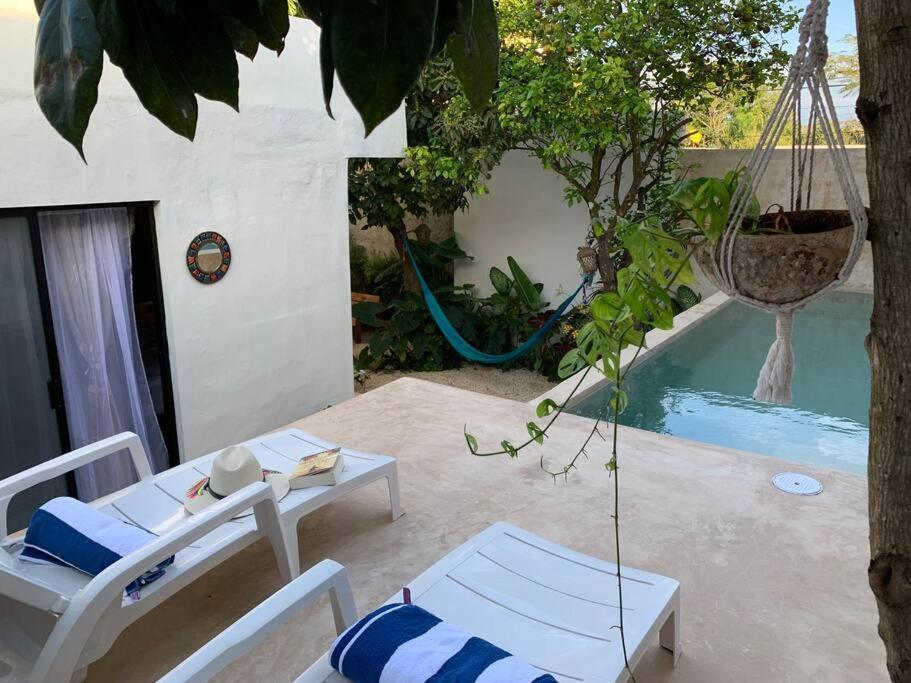 Villa Private Full House With Pool And Cozy Patio Valladolid  Exterior foto
